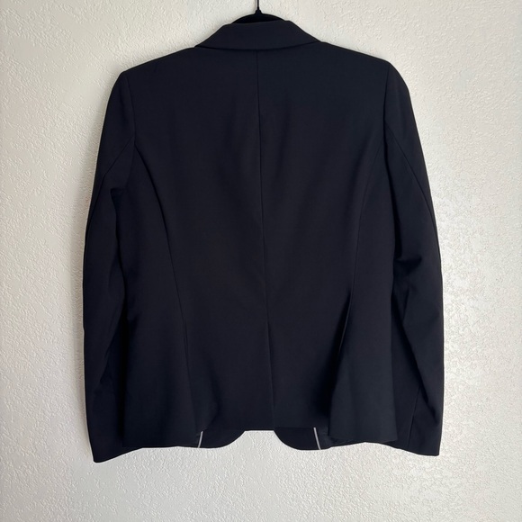 BROOKS BROTHERS Classic Fit Women's Black Wool Blend Blazer Sz 6 P Office Career - Picture 2 of 16
